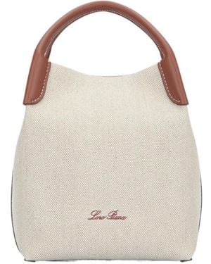 Loro Piana Double Handle Tote Bag - Natural