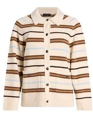 Rag & Bone Striped Knit Jumper - Natural