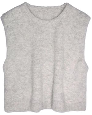 R13 Deep Armhole Vest - Grey