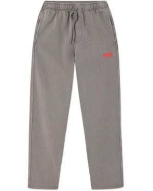 American Vintage Drawstring Logo Trousers - Grey