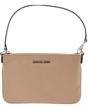 Michael Kors Mini Top-Handle Bag With Embossed Logo - Brown
