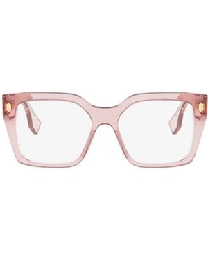 Fendi Eyewear Square Frame Glasses - Multicolor