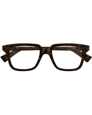 Bottega Veneta Eyewear Square Frame Glasses - White