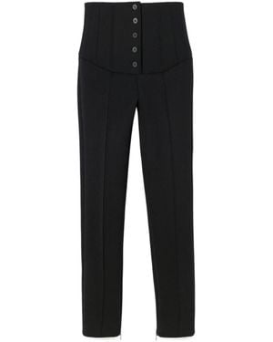 Jacquemus The Arlésien Fitted Leg Trousers - Black