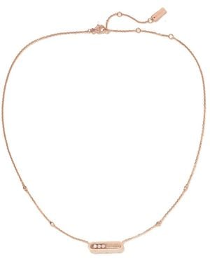 Messika 18-Karat Rose Diamond Necklace - White