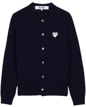 Comme des Garçons Long-Sleeved Knitwear - Blue