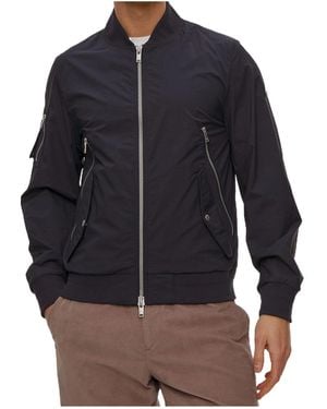 Moose Knuckles Courville Zipped Bomber Jacket - Blue