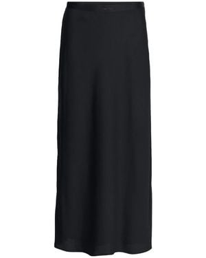 Calvin Klein Crepe Midi Skirt - Black