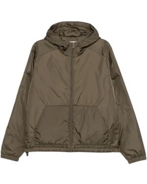 Aspesi Hooded Zip-Up Jacket - Green