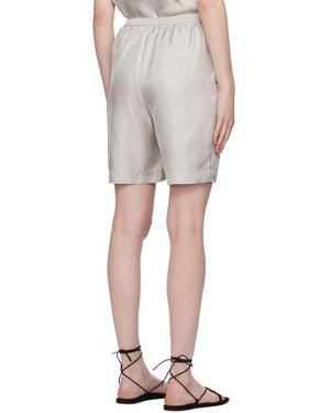 Loulou de Saison Elastic Waist Shorts - Natural