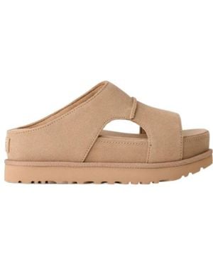 UGG Goldenstar Hi Cutout Slides - Brown