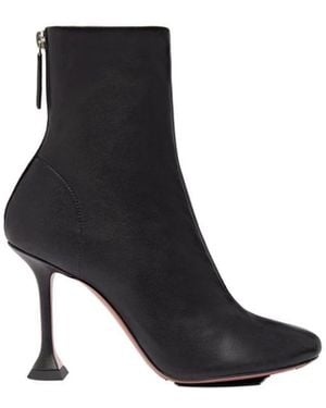 AMINA MUADDI High-Heeled Ankle Boots - Black