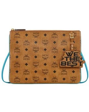 MCM X We The Best Crossbody Pouch - Brown