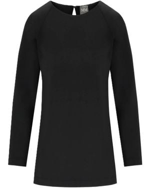 Max Mara Long-Sleeved Sweatshirt - Black