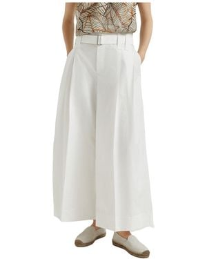 Brunello Cucinelli Pleated Trousers - White