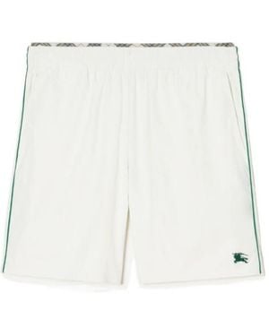 Burberry Stretch Nylon Tennis Shorts - White