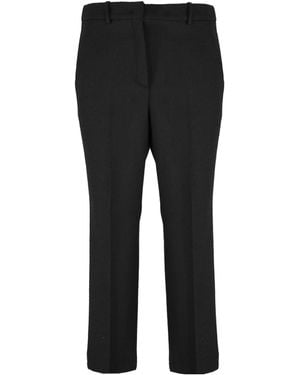 Incotex Galene Wool Tailored Trousers - Black