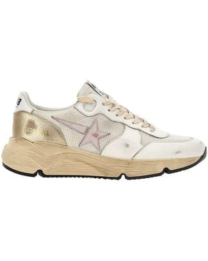 Golden Goose Ball Star Lace-Up Trainers - White