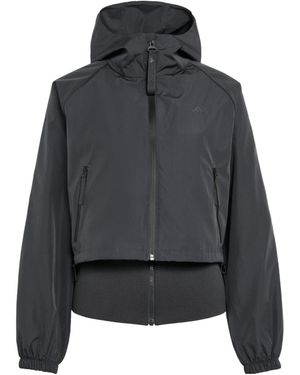 adidas By Stella McCartney Hooded Track Performance Jacket - Black