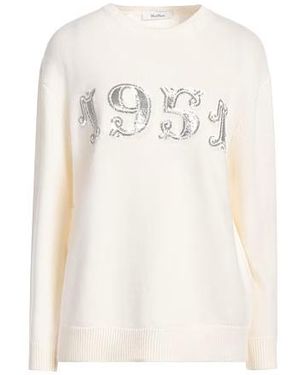 Max Mara Solid Knit Jumper - White