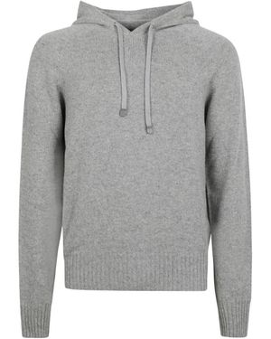 Tom Ford Hooded Seamless Hoodie - Grey