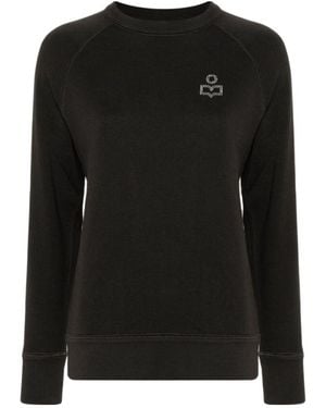 Isabel Marant Isabel Marant Étoile Milla Embellished Crewneck Sweatshirt - Black