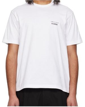 Comme des Garçons Short-Sleeved T-Shirt - White
