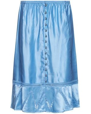 Rabanne Blended-Fabric Skirt - Blue