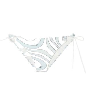 PUCCI Printed Bikini Briefs - White