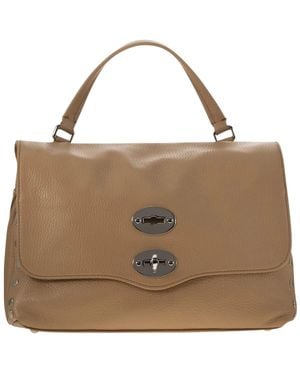 Zanellato Postina Daily Swivel-Button Shoulder Bag - Brown