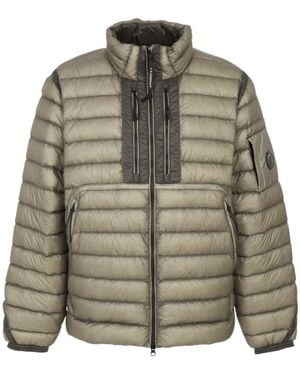C.P. Company Quilted Zippered Padded Jacket - Green