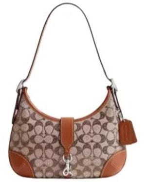 COACH Logo Shoulder Bag - Brown
