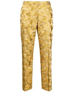 Dries Van Noten Straight Casual Trousers - Yellow