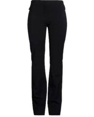 Sportmax High-Waisted Straight-Leg Pants - Black