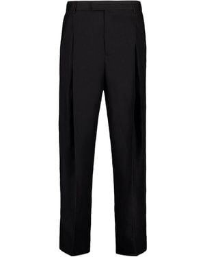Dolce & Gabbana Linen Pants - Black