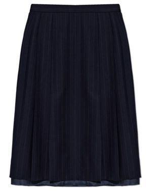 Maison Margiela Striped Mini Skirt - Blue