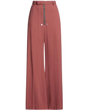 Rick Owens Loose Straight-Leg Pants - Red