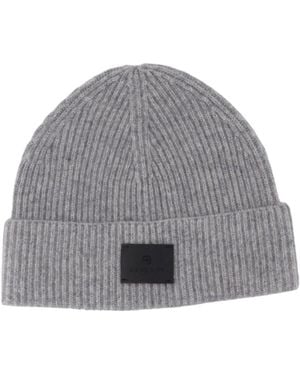 Anine Bing Ribbed Beanie - Grey