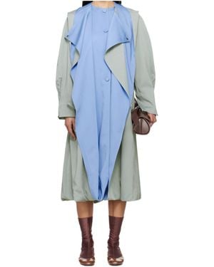 Kiko Kostadinov Hooded Windbreaker - Blue
