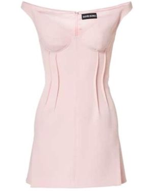 David Koma Off-Shoulder Minidress - Pink