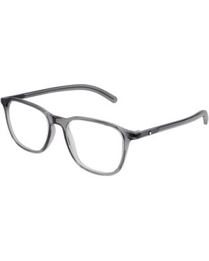 Montblanc Eyewear Square Frame Glasses - White