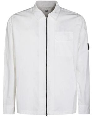 C.P. Company Zipper Casual Jacket - White