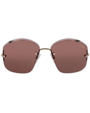 Cazal Irregular Frame Sunglasses - Pink