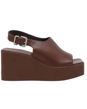 Vic Matié Travel Wedge Sandals - Brown