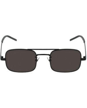 Saint Laurent Eyewear Aviator Sunglasses - White