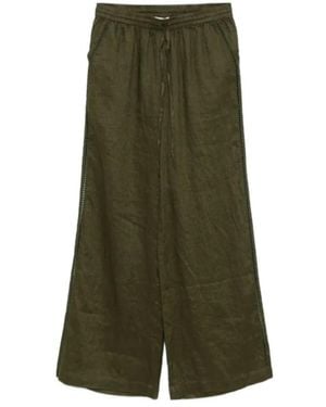 P.A.R.O.S.H. Wide-Leg Pants - Green
