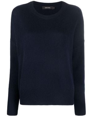 Lisa Yang Mila Round Neck Jumper - Blue