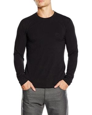 Armani Collezioni Long Sleeved T-Shirt - Black