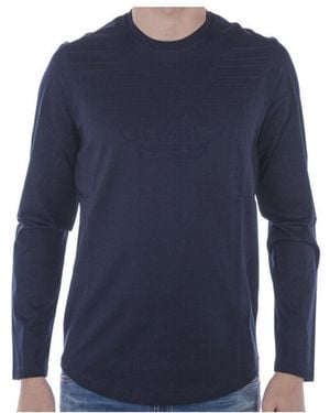 Emporio Armani Round-Necked T-Shirt - Blue