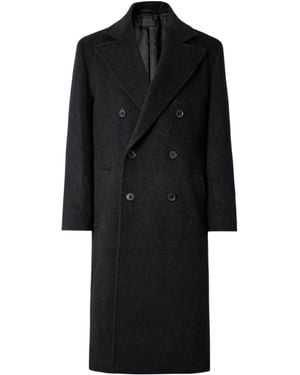 Nili Lotan Double-Breasted Coat - Black